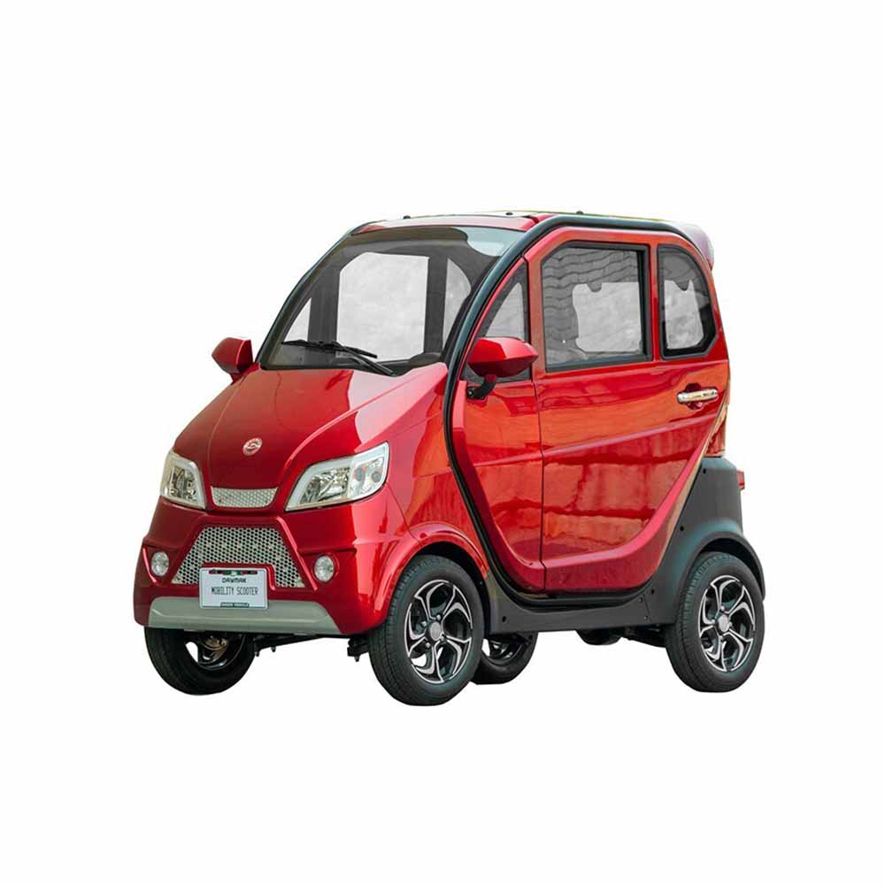 Daymak Boomer Buggy X Pro Fully Enclosed Mobility Scooter Red