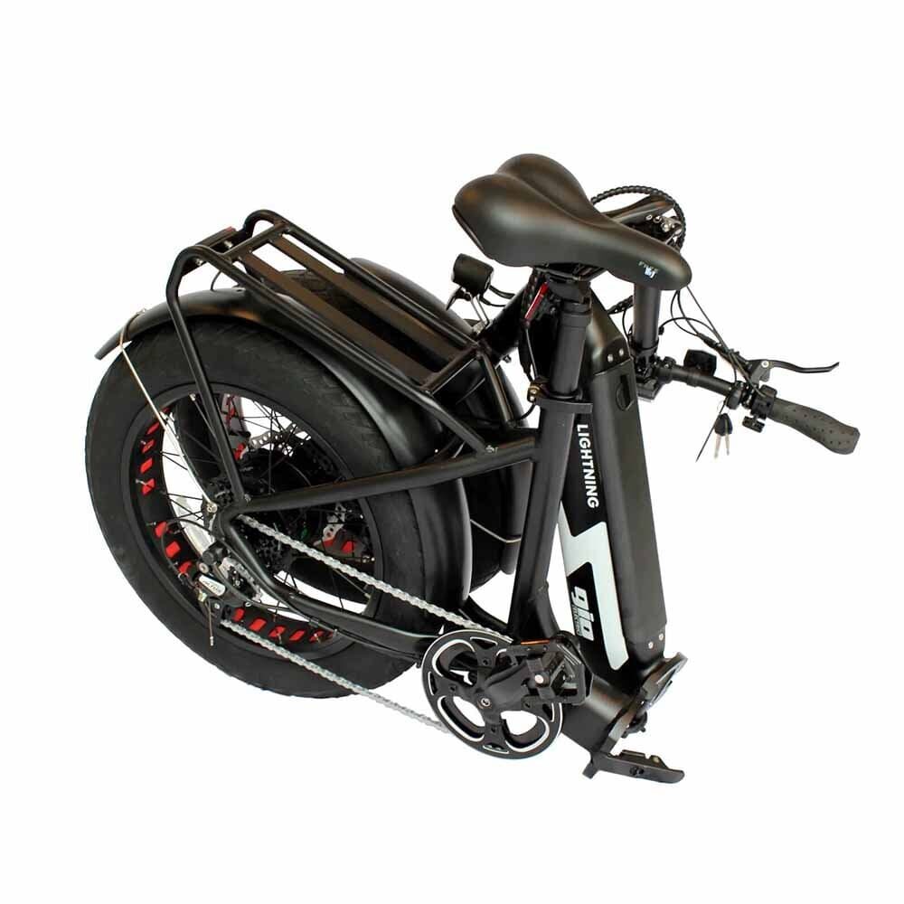 Gio Lightning 500 Watt Fat Tire Folding Electric Bicycle