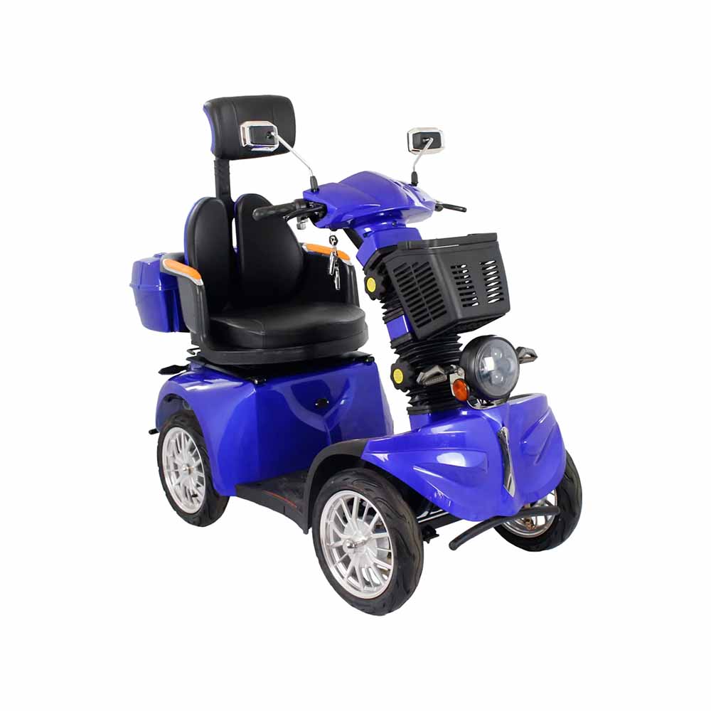Gio Tron 4 Wheel 60 Volt Mobility Scooter Blue