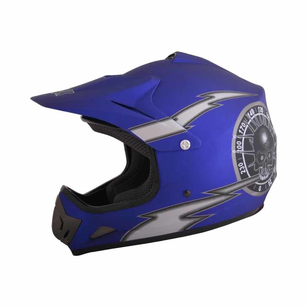 Products Phoenix Zone Kids Helmet Flat Blue