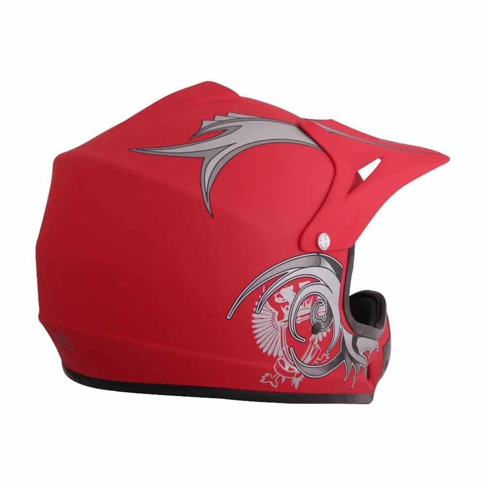 Products Phoenix Zone Kids Helmet Flat Red2