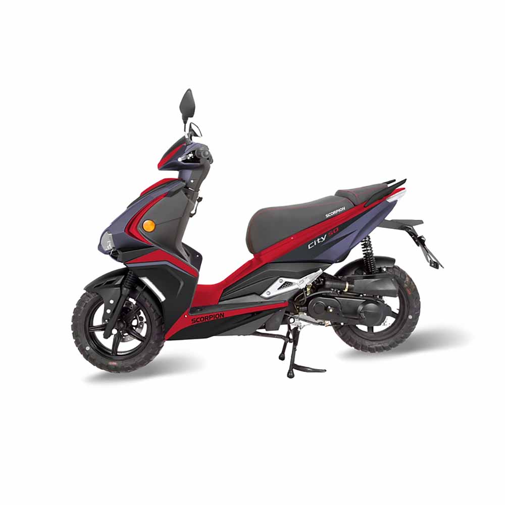 Scorpion City 50cc Gas Scooter Red