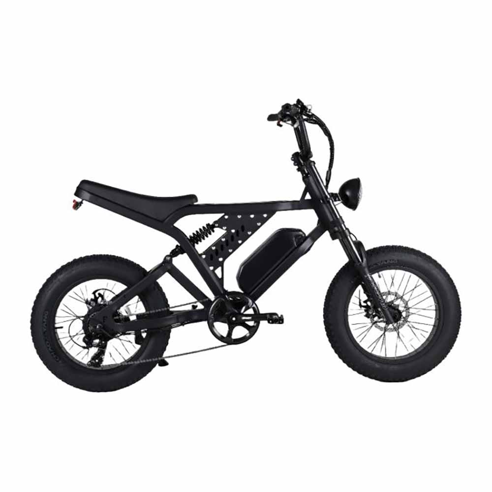 Shok Nomad 750 Watt Fat Tire Off Road Electric Bicycle1