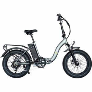 Shok Pulsar 500 Watt Fat Tire Folding Electric Bicycle
