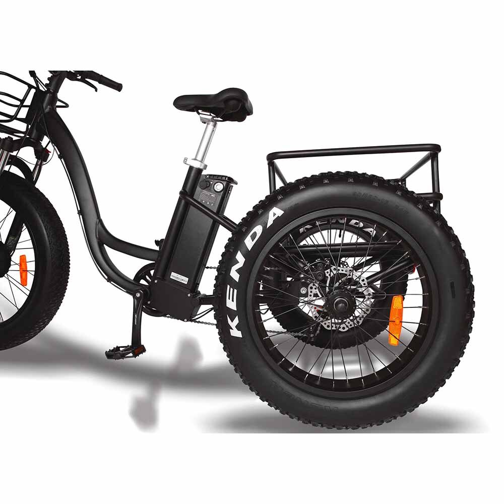 T4B Carriage Fat Tire Trike 500 Watt Electric Bike